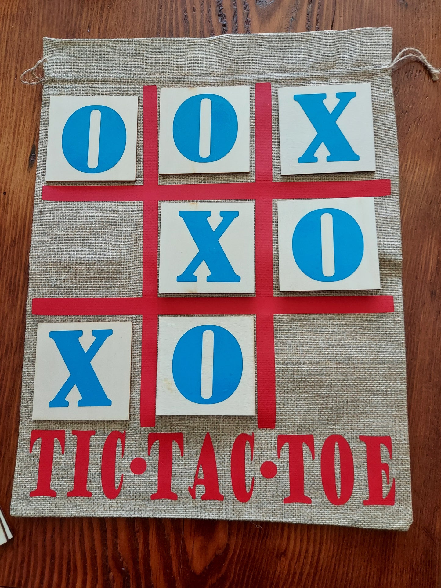 Wood Tic Tac Toe Game