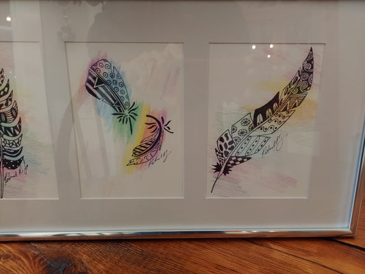 Rainbow Zentangle Art