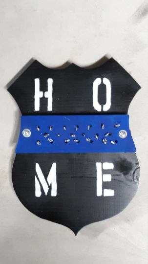 Police Blue Line Home light