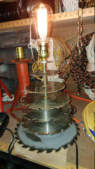 Saw Blade Lamp