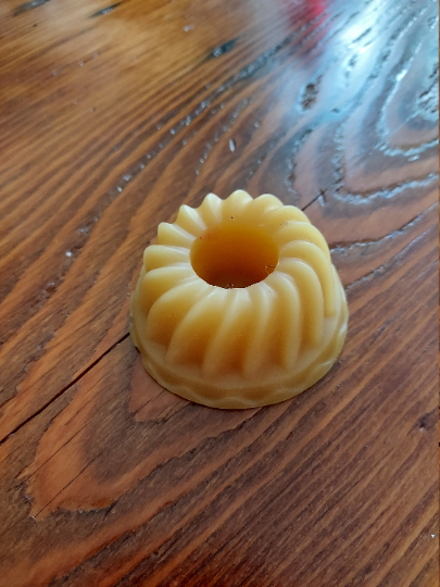 Natural Beeswax candle holder