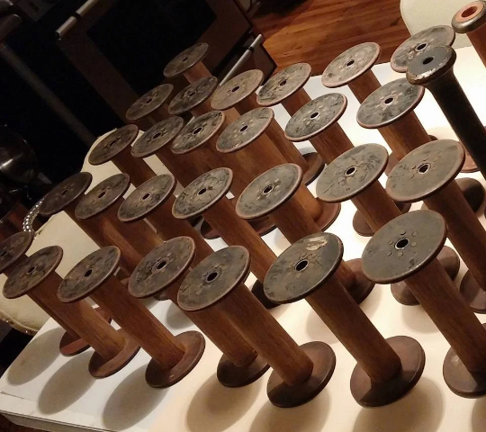 Vintage Bobbin Spool Light