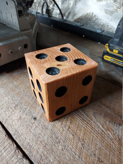 Large Wood Dice
