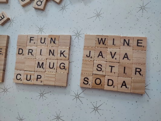 Scrabble Coasters