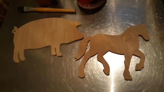 Chalkboard Cut out Shapes