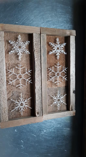 Snowflake String Art
