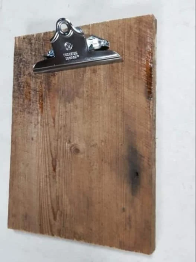 Barn Board Clipboard
