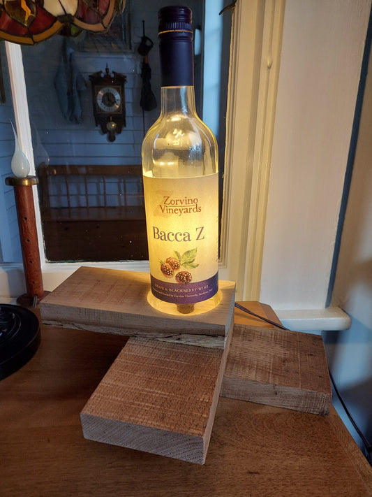 Wine bottle lamp