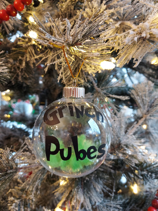 Grinch Pubes Ornament