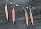 Colored pencil earrings