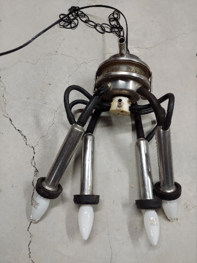 Milker chandelier light fixture