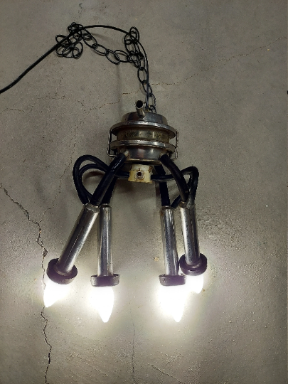 Milker chandelier light fixture