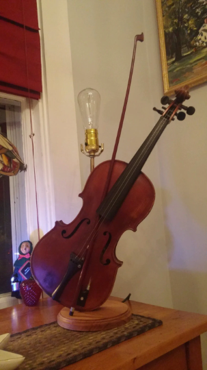 Violin Lamp