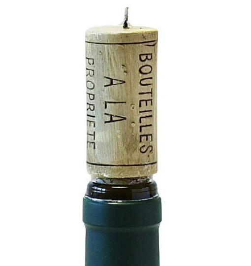 Wine bottle candle corks