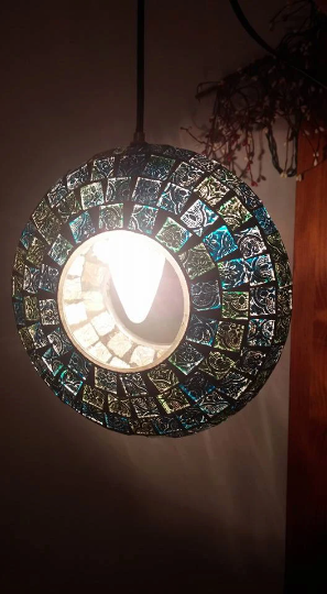 Mosaic Bird Feeder Light