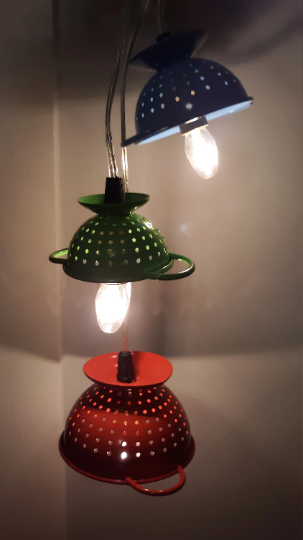 Mini Colander hanging light