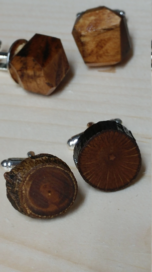 Wood Cuff links