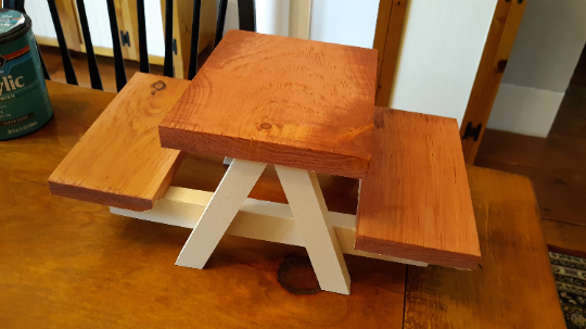 Squirrel Picnic Table