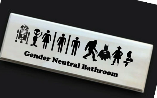 Gender Neutral Bathroom Sign