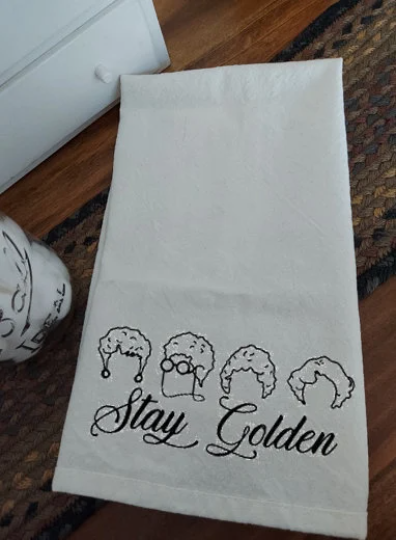 Golden Girls Hand Towels