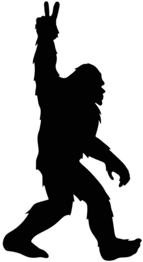 Sasquatch / Bigfoot Decal