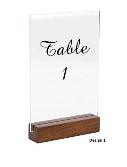 Wedding Table Sign