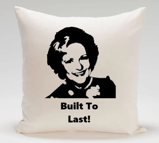 Betty White Golden Girl Pillow