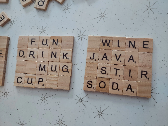 Scrabble Coasters