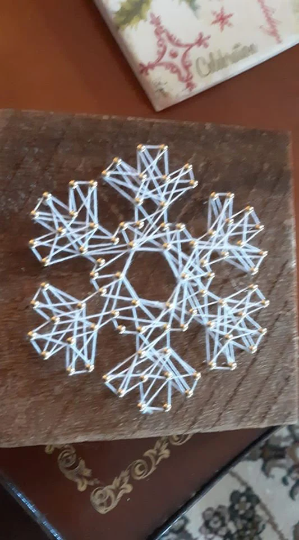 Snowflake String Art