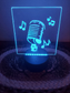 Microphone Music Nightlight