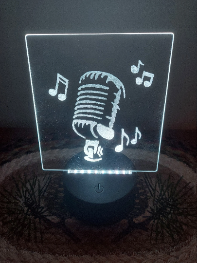 Microphone Music Nightlight